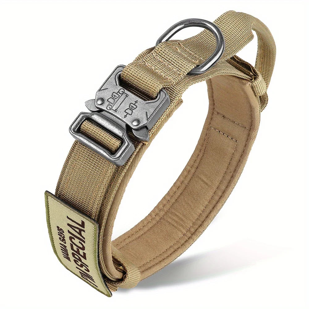 Heavy-Duty Tactical Dog Collar