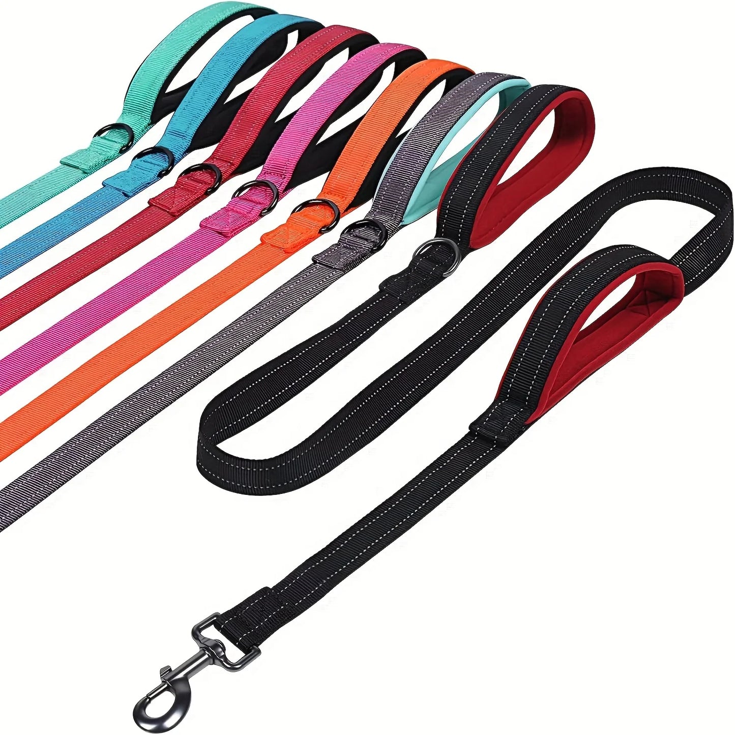 Heavy-Duty Double Handle Dog Leash