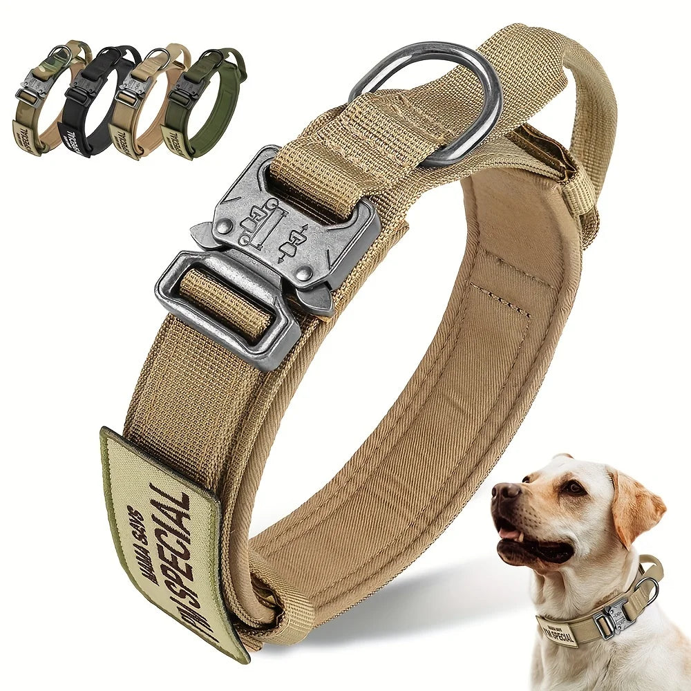 Heavy-Duty Tactical Dog Collar