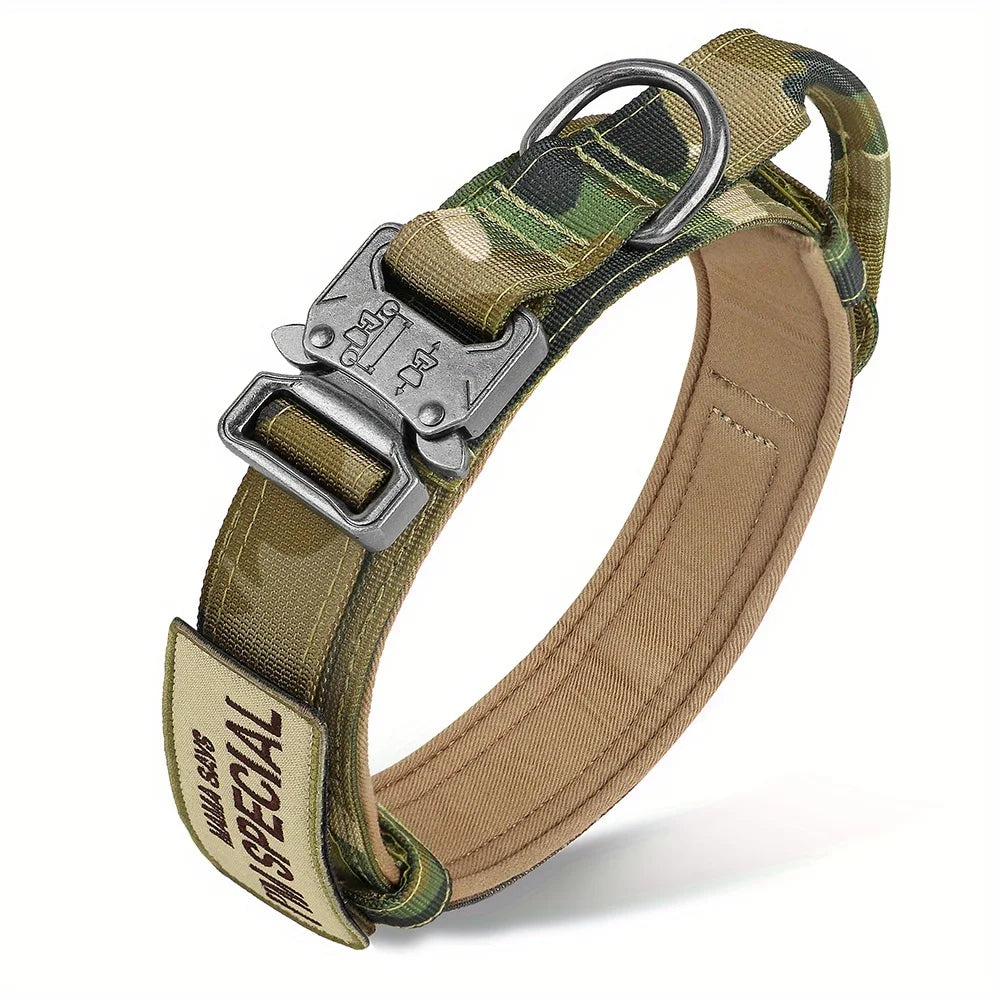 Heavy-Duty Tactical Dog Collar