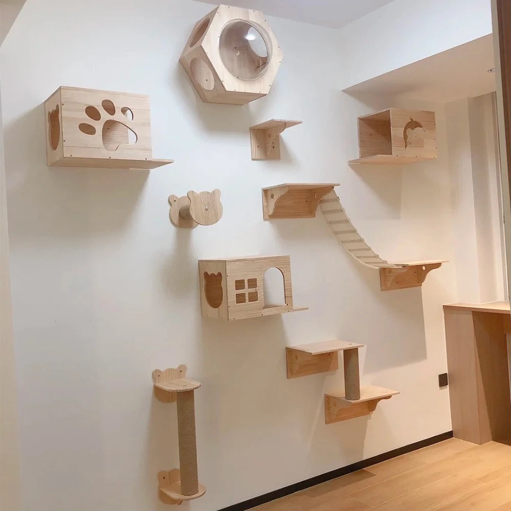 Wall-Mounted Cat Furniture