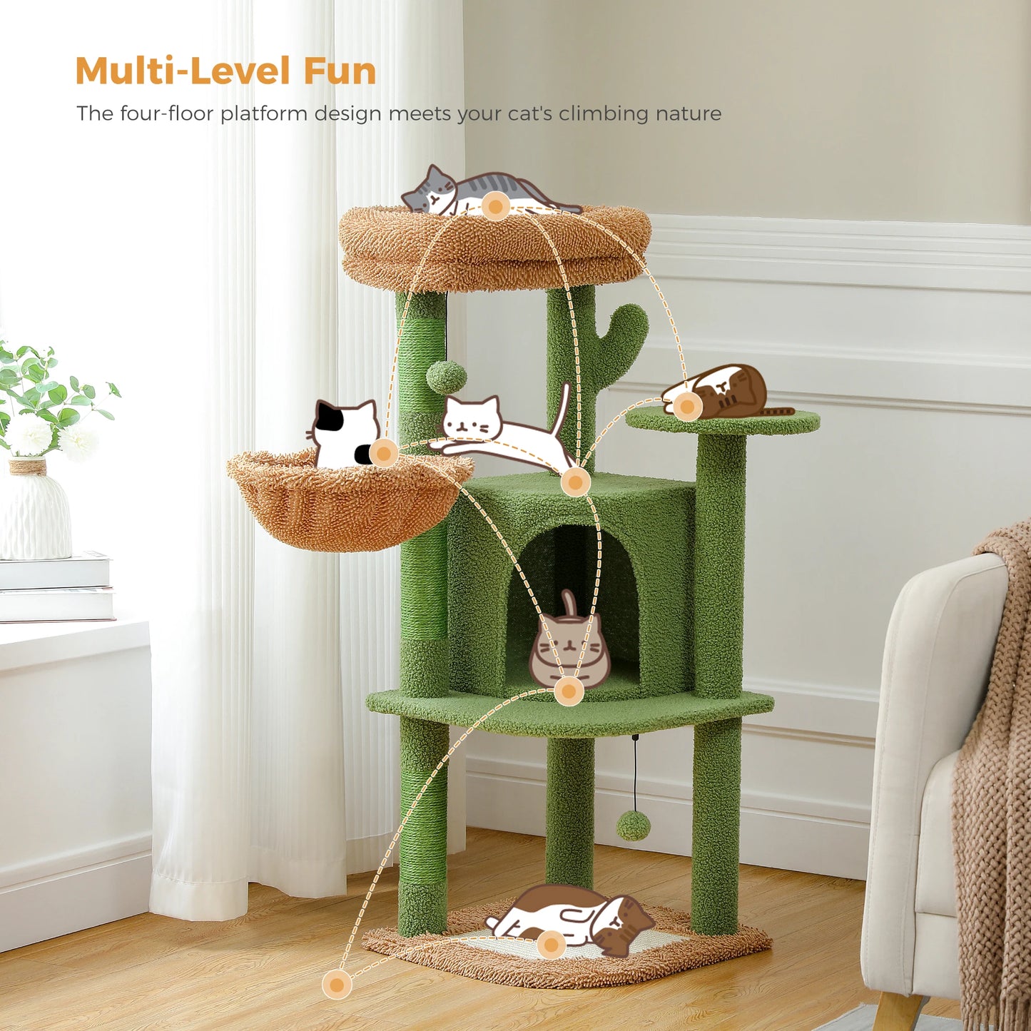 Cactus Cat Tree