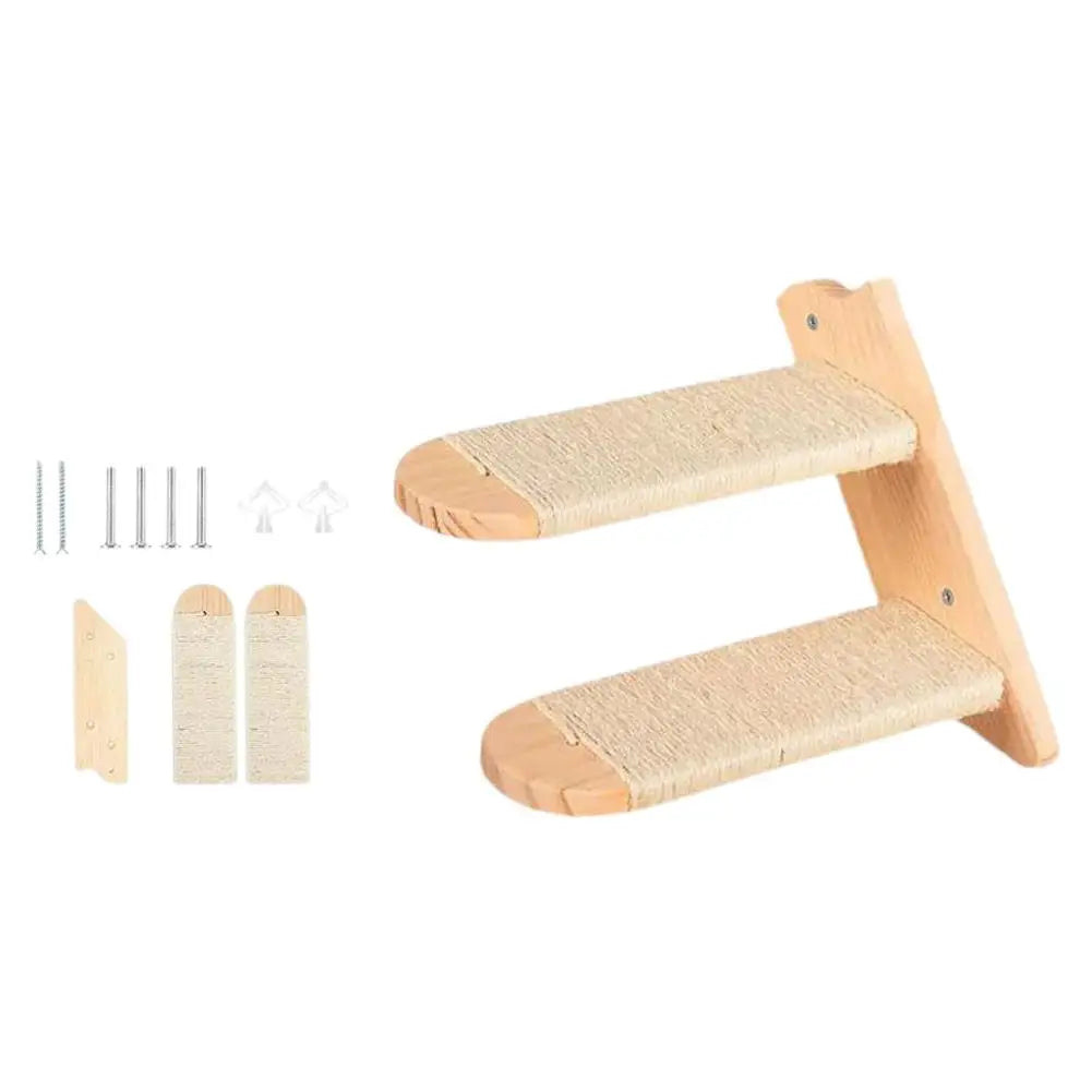 Wall-Mounted Cat Stairs