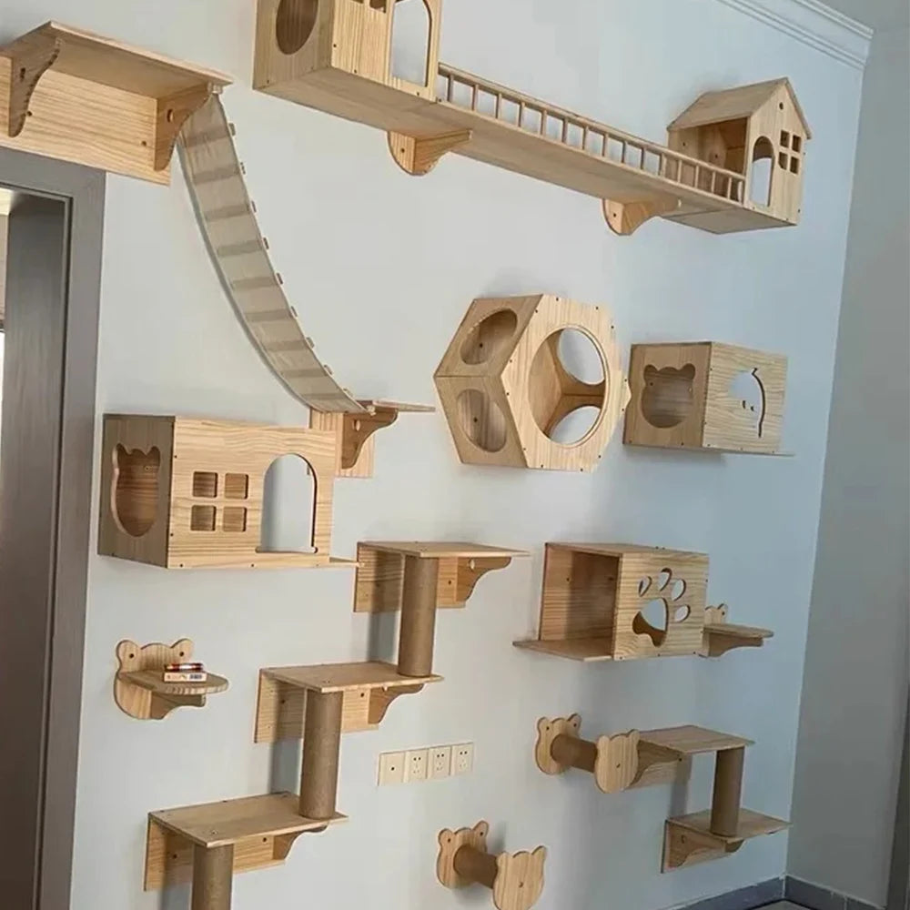 Wall-Mounted Cat Furniture