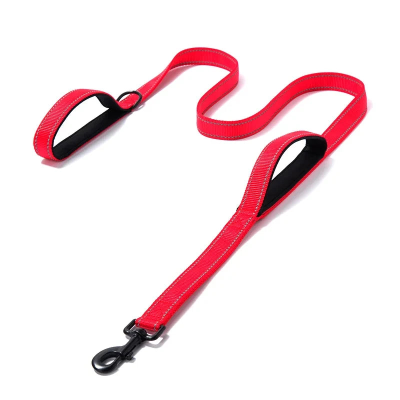 Heavy-Duty Double Handle Dog Leash