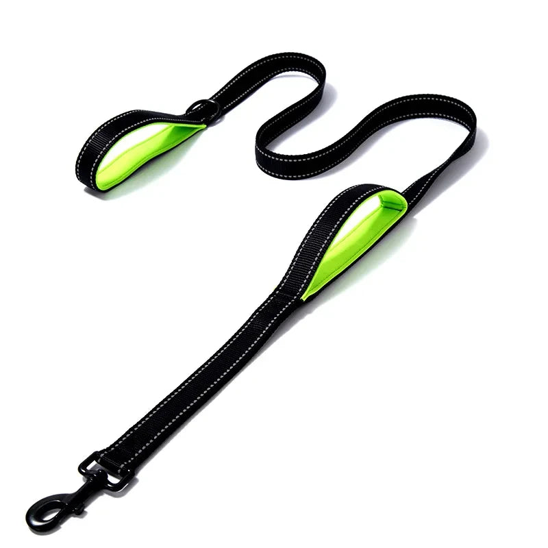Heavy-Duty Double Handle Dog Leash