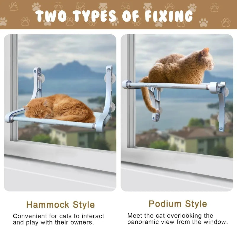 Cordless Cat Window Perch