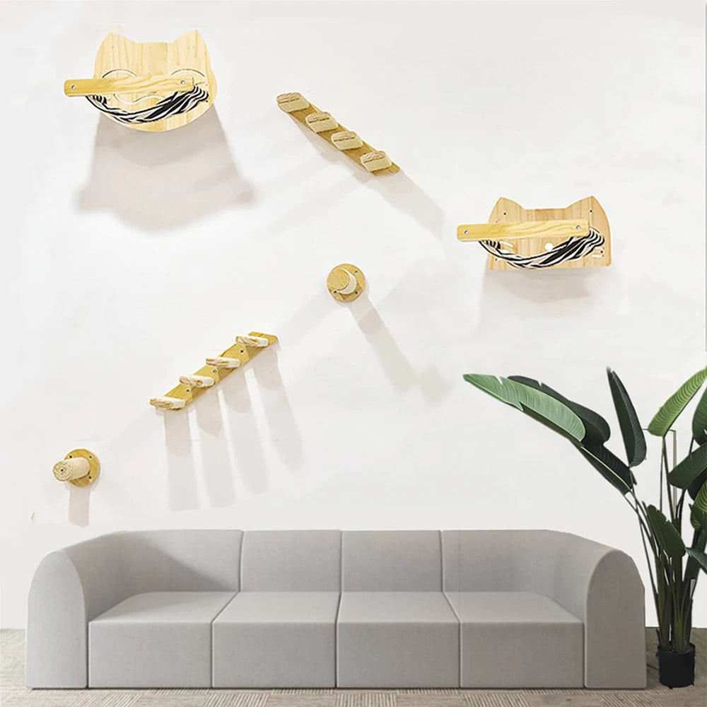 Wall-Mounted Cat Accessories