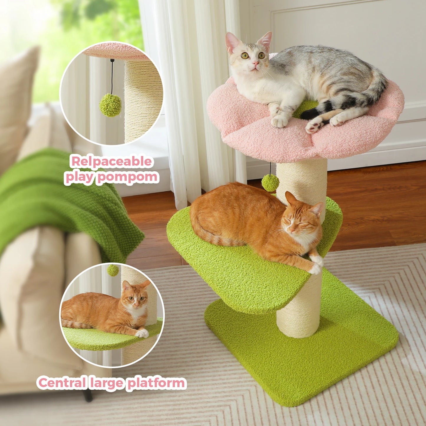 Cat Scratching Post Tower