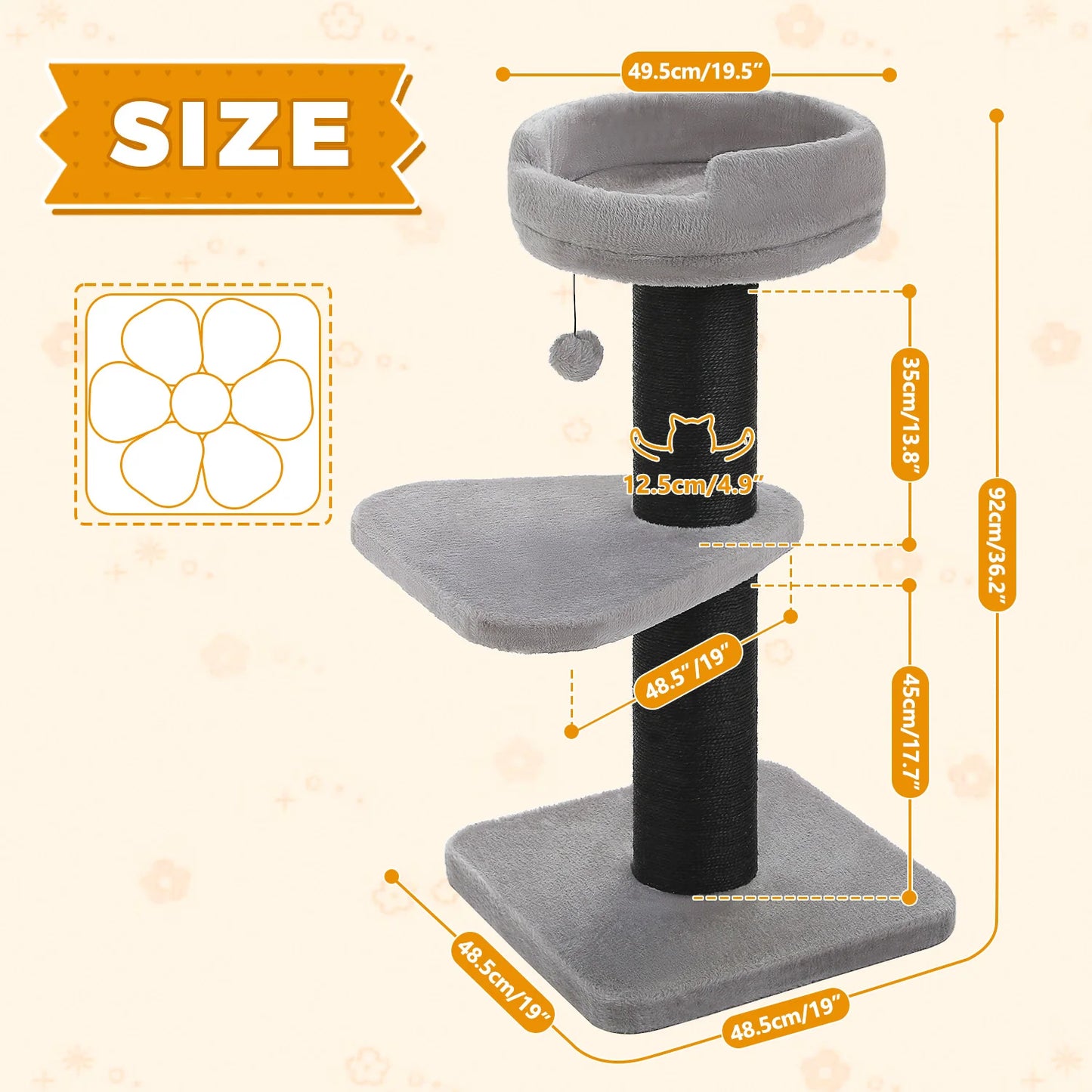 Cat Scratching Post Tower