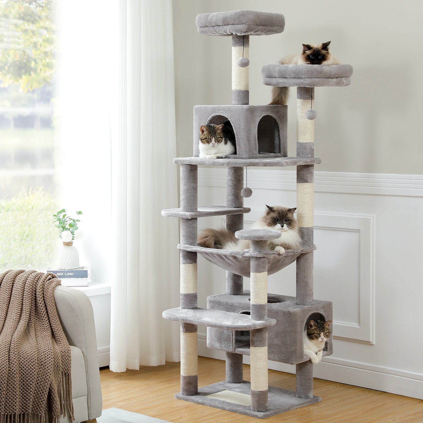 Multi-Level Cat Tower