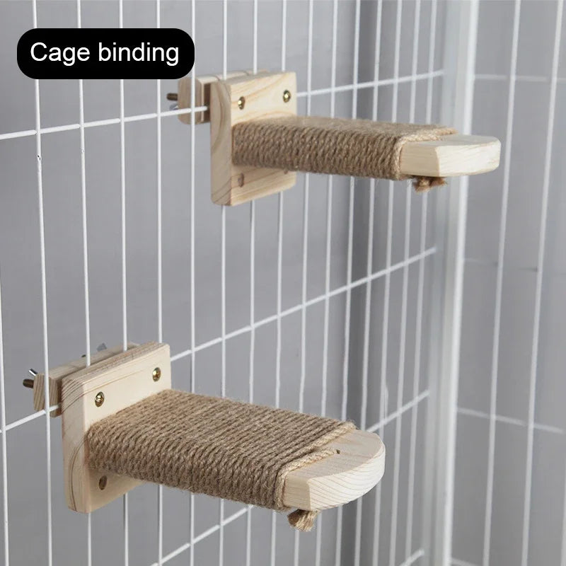 Wall-Mounted Cat Climbing Shelf