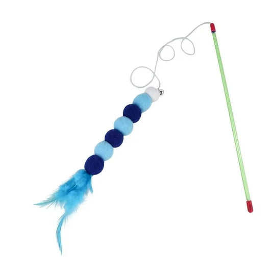 Feather and Bell Interactive Cat Toy