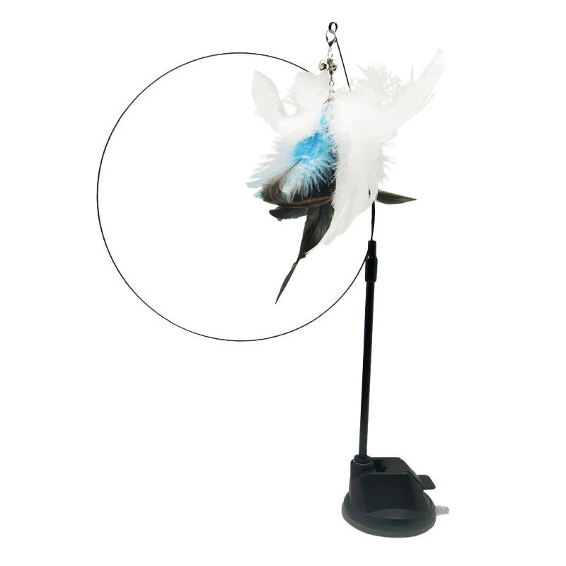 Suction Bird Feather Caty Toy