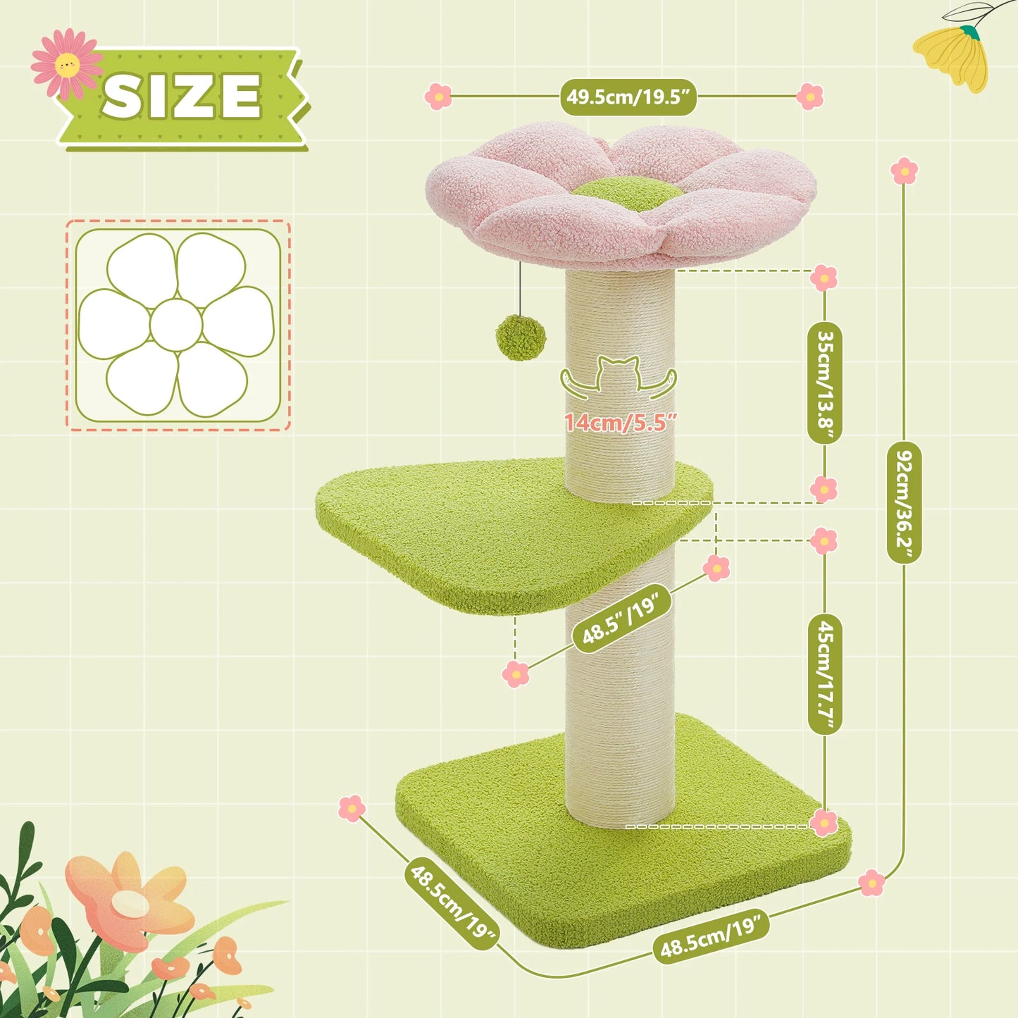 Cat Scratching Post Tower
