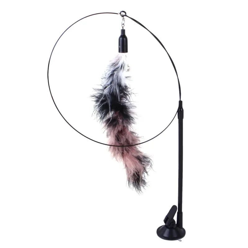 Suction Bird Feather Caty Toy