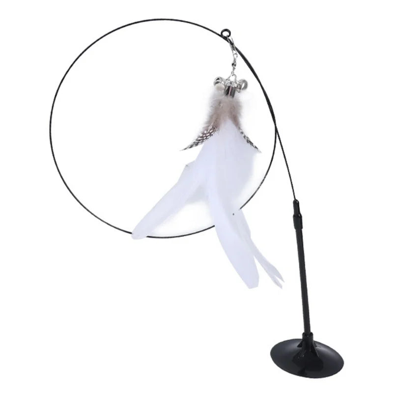 Suction Bird Feather Caty Toy
