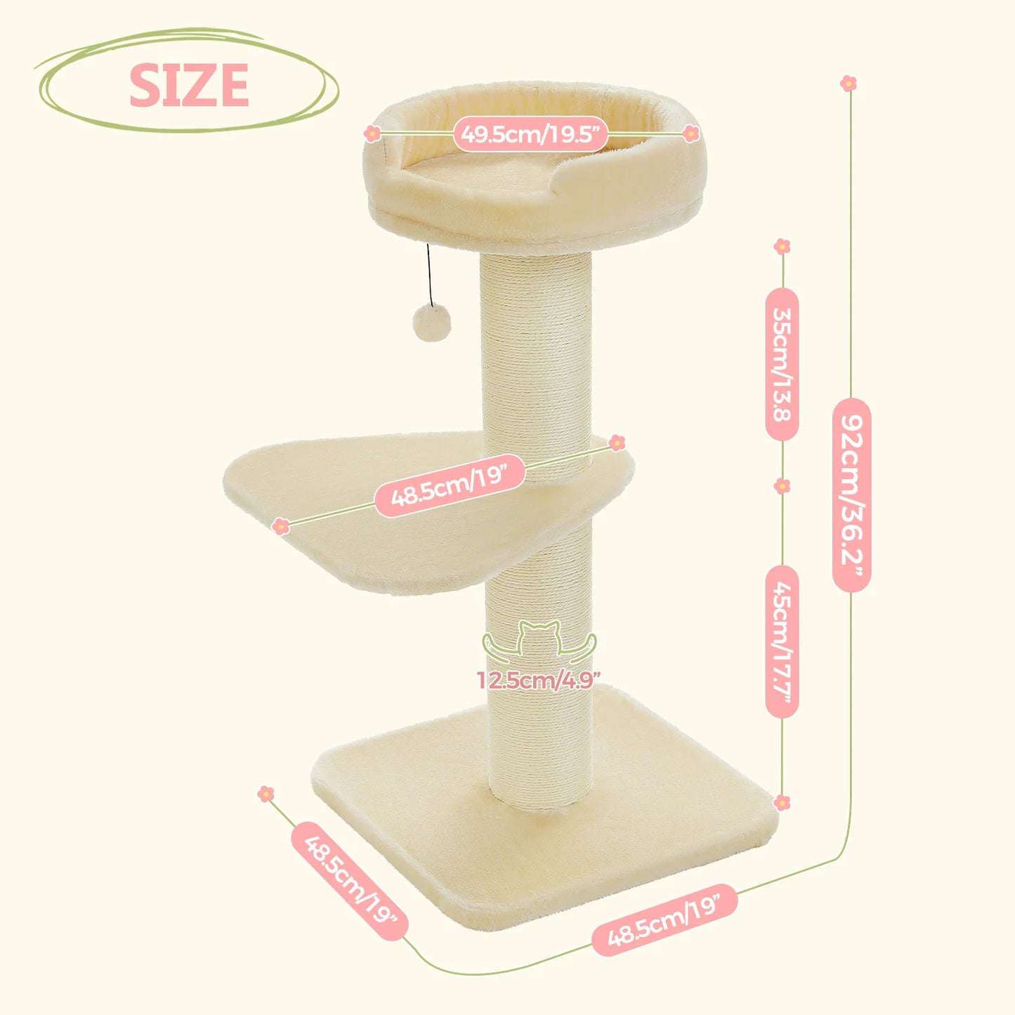 Cat Scratching Post Tower