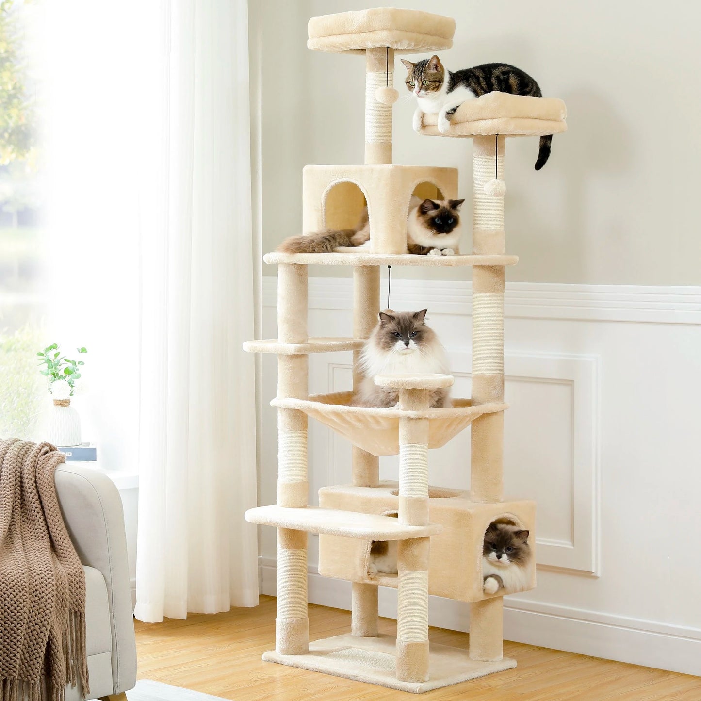 Multi-Level Cat Tower