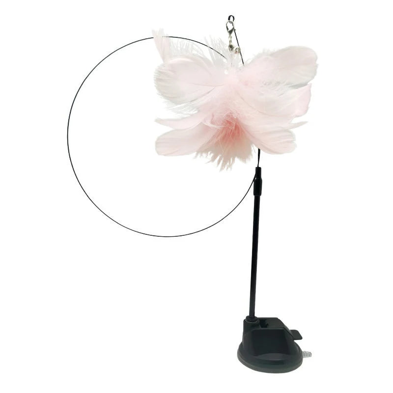 Suction Bird Feather Caty Toy