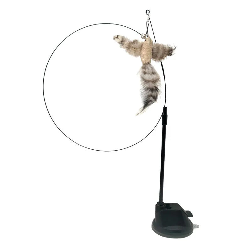 Suction Bird Feather Caty Toy