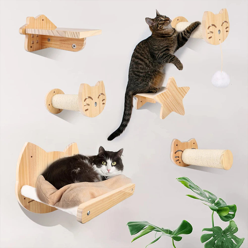 Wall-Mounted Cat Accessories