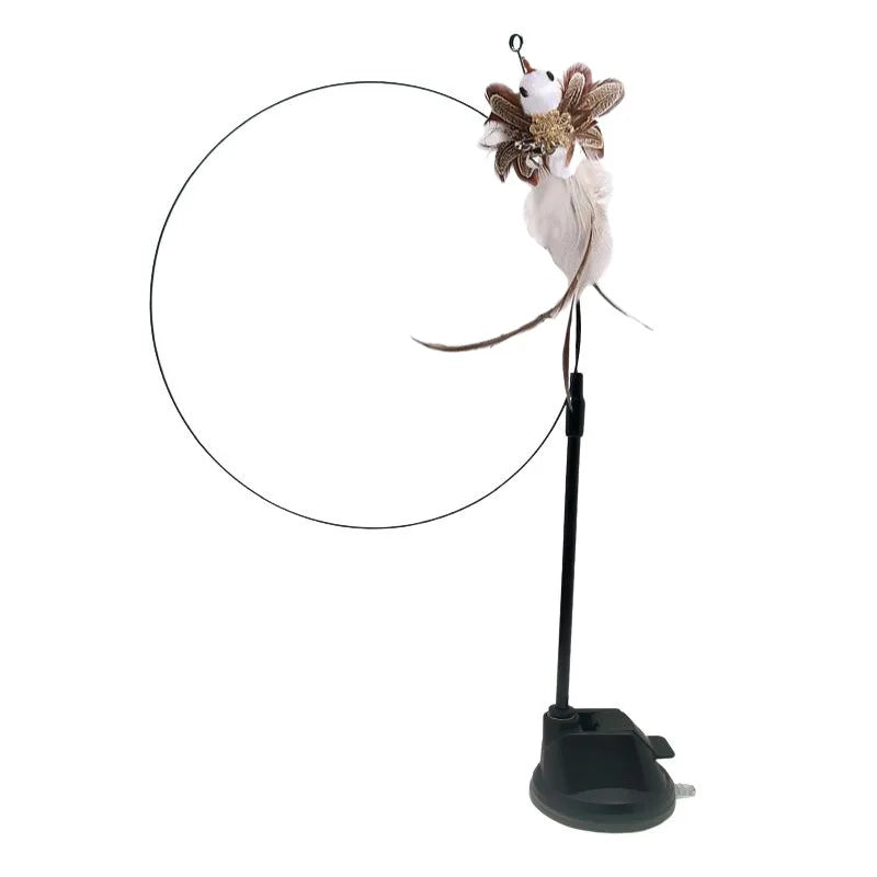 Suction Bird Feather Caty Toy