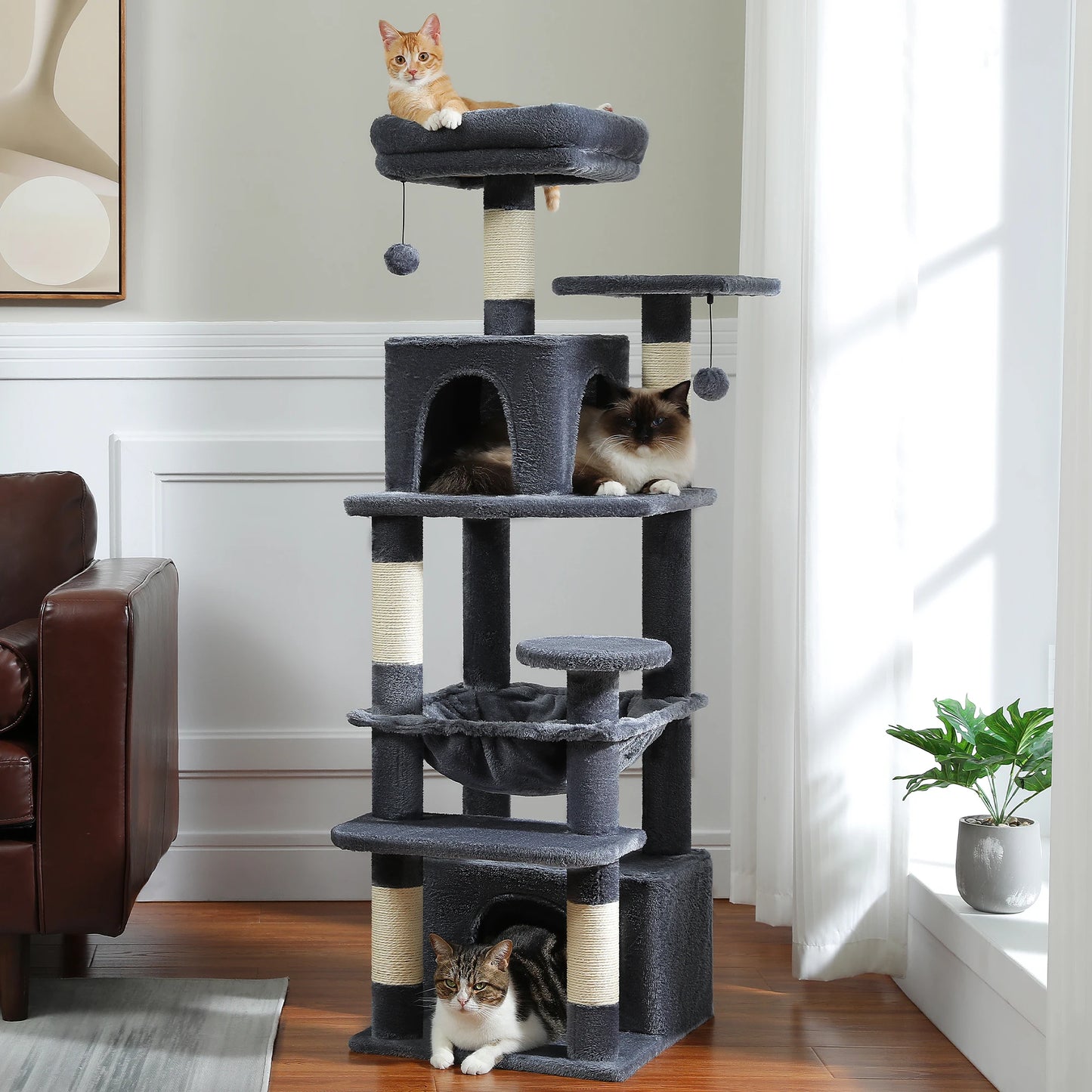 Multi-Level Cat Tower
